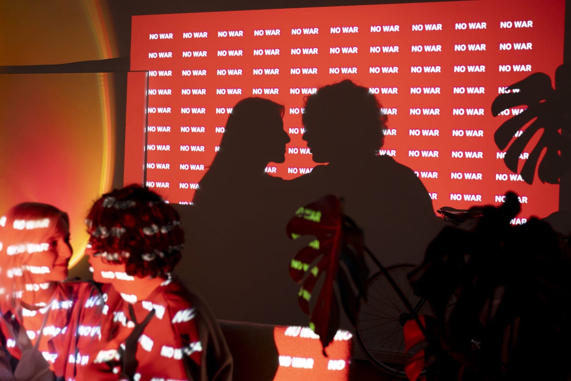 Couple Staying Light No War Wording