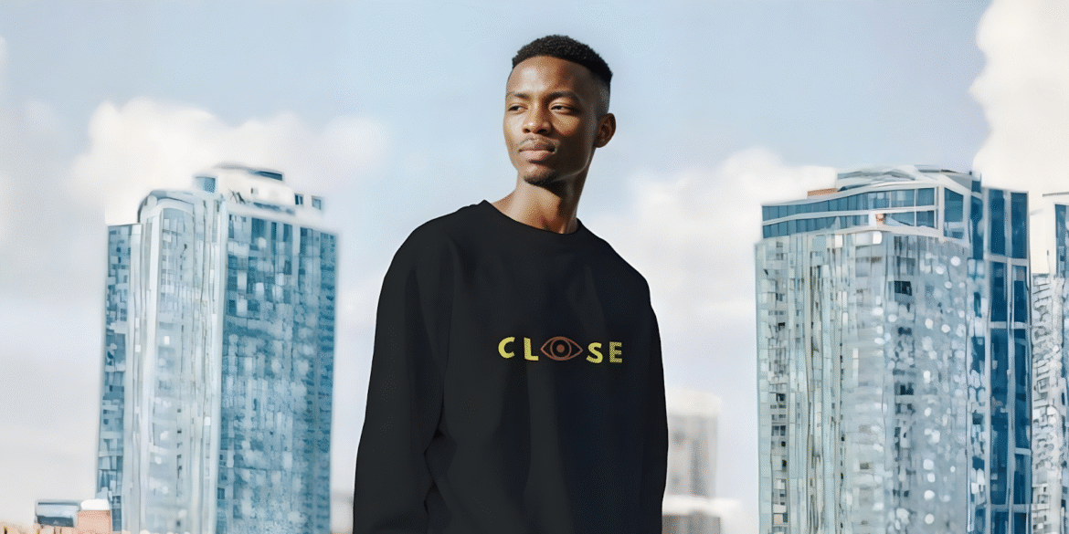 "CLOSE Clothing streetwear brand logo, emphasizing minimalist design and motivational messages to inspire a generation focused on growth."