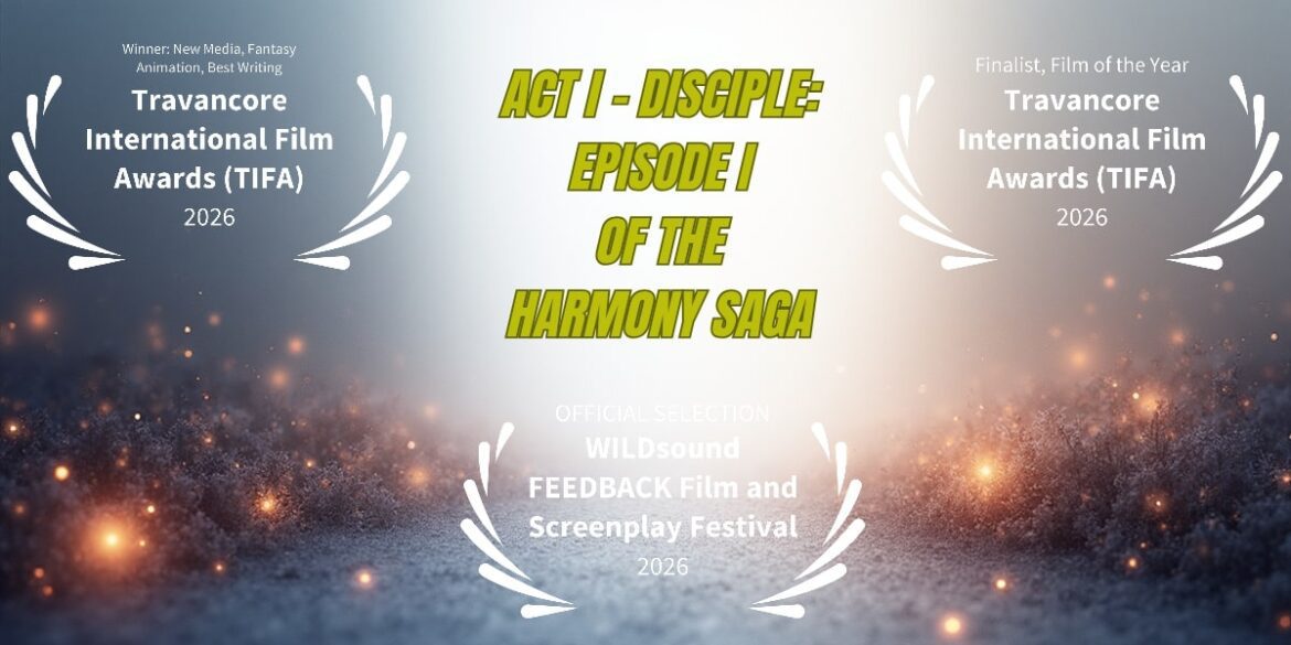 "The Harmony Saga" film, featuring awards and official selections from Travancore International Film Awards and WILDsound.
